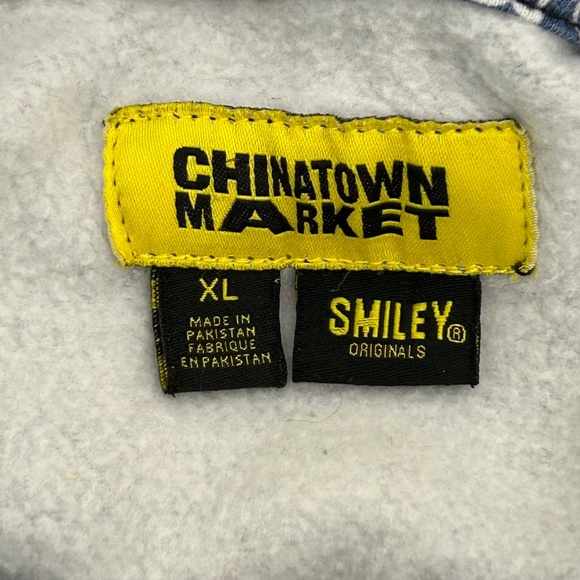 Chinatown Market Smiley Paisley Blue Hoodie XL - Picture 4 of 9
